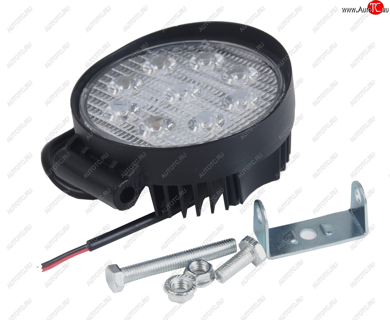 889 р. Фара рабочего света круглая 115х142x55мм 27W 9LED (направленный свет) AVTOELECTRICA AVTOELECTRICA ae27r-9led-55hc ае  с доставкой в г. Керчь