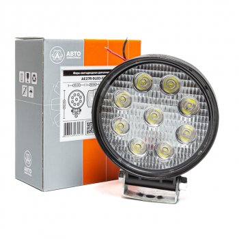 879 р. Фара рабочего света круглая 115х142x55мм 27W 9LED (рассеянный свет) AVTOELECTRICA AVTOELECTRICA ae27r-9led-55pc ае  с доставкой в г. Керчь. Увеличить фотографию 4