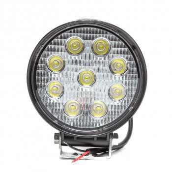 879 р. Фара рабочего света круглая 115х142x55мм 27W 9LED (рассеянный свет) AVTOELECTRICA AVTOELECTRICA ae27r-9led-55pc ае  с доставкой в г. Керчь. Увеличить фотографию 5