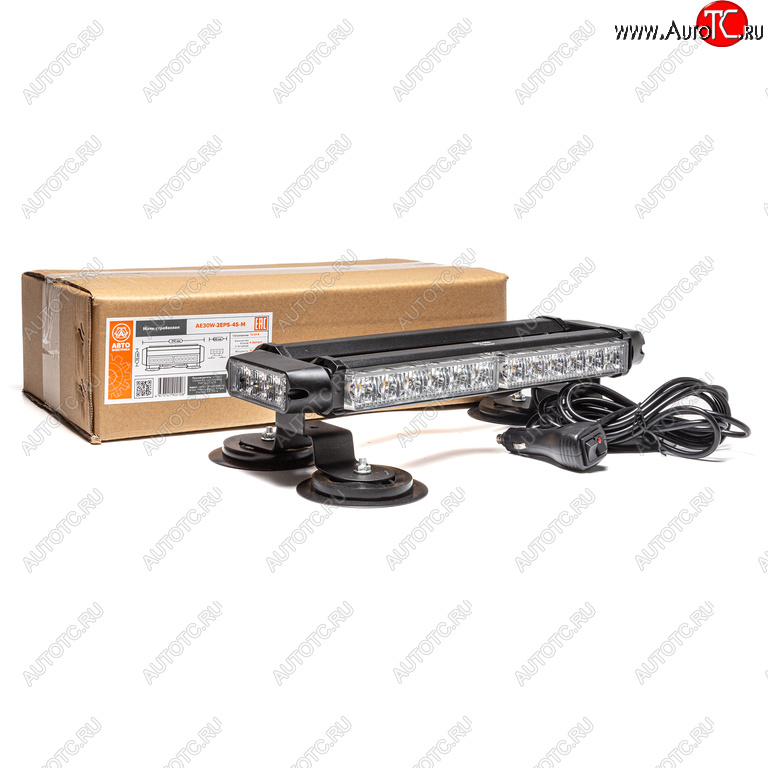 4 189 р. Балка светодиодная 1224V 30Вт на магните стробоскоп 4 стор.(2+2+2 блока Epistar) AVTOELECTRICA AVTOELECTRICA ae30w-2eps-4s-m  с доставкой в г. Керчь