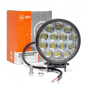 959 р. Фара рабочего света 115х142х55мм 42W (рассеянный свет) круглая AVTOELECTRICA AVTOELECTRICA ae42r-14led-55pc ае  с доставкой в г. Керчь. Увеличить фотографию 5