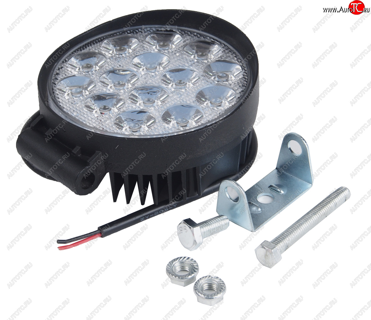 959 р. Фара рабочего света 115х142х55мм 42W (рассеянный свет) круглая AVTOELECTRICA AVTOELECTRICA ae42r-14led-55pc ае  с доставкой в г. Керчь