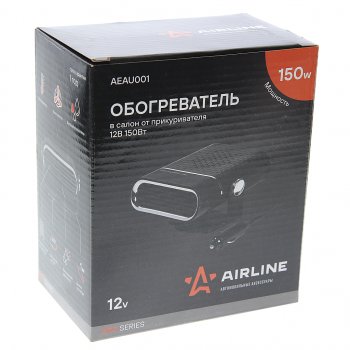 1 089 р. Обогреватель автомобильный 12V 150Вт AIRLINE AIRLINE aeau001  с доставкой в г. Керчь. Увеличить фотографию 3