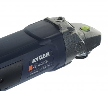 11 399 р. Машина углошлифовальная 2400Вт 230мм 6500обмин. AYGER AYGER ag2400230s  с доставкой в г. Керчь. Увеличить фотографию 2