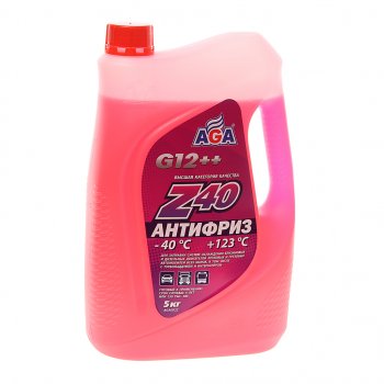 1 469 р. Антифриз красный -40C 5л Antifreeze Z40 AGA AGA aga002z  с доставкой в г. Керчь. Увеличить фотографию 1