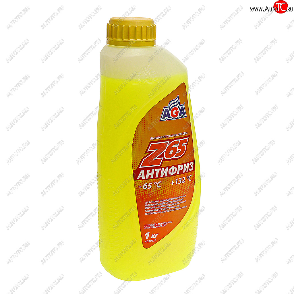 399 р. Антифриз желтый -65C 0.946л Antifreeze Z65 AGA AGA aga042z  с доставкой в г. Керчь
