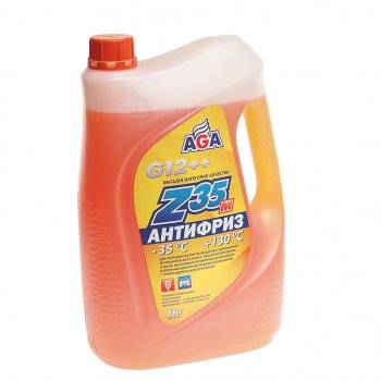 1 599 р. Антифриз оранжевый -40C 5л Antifreeze Z35m AGA AGA aga311z  с доставкой в г. Керчь. Увеличить фотографию 1