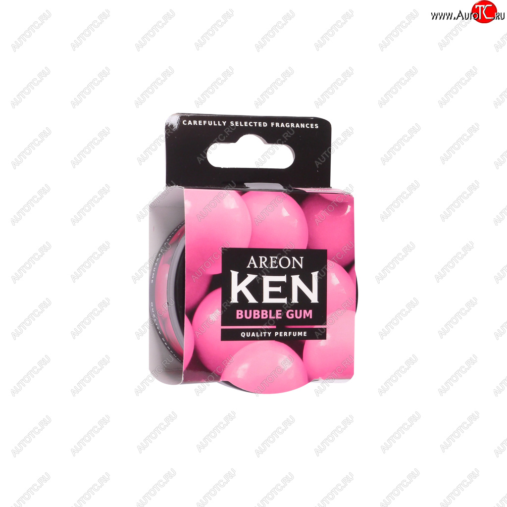 349 р. Ароматизатор на панель приборов древесная стружка (bubble gum) Ken AREON AREON ak07  с доставкой в г. Керчь