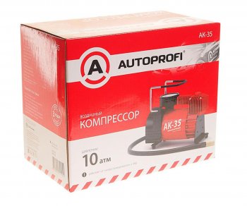 4 599 р. Компрессор автомобильный 35лмин. 10атм. 14A 150W 12V в прикуриватель AUTOPROFI AUTOPROFI ak-35  с доставкой в г. Керчь. Увеличить фотографию 3