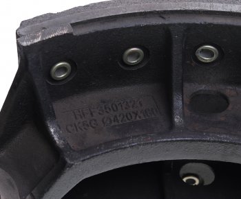 14 949 р. Колодки тормозные JAC N350 передние барабанные (1шт.) OE JAC ak35013205gjh  с доставкой в г. Керчь. Увеличить фотографию 4