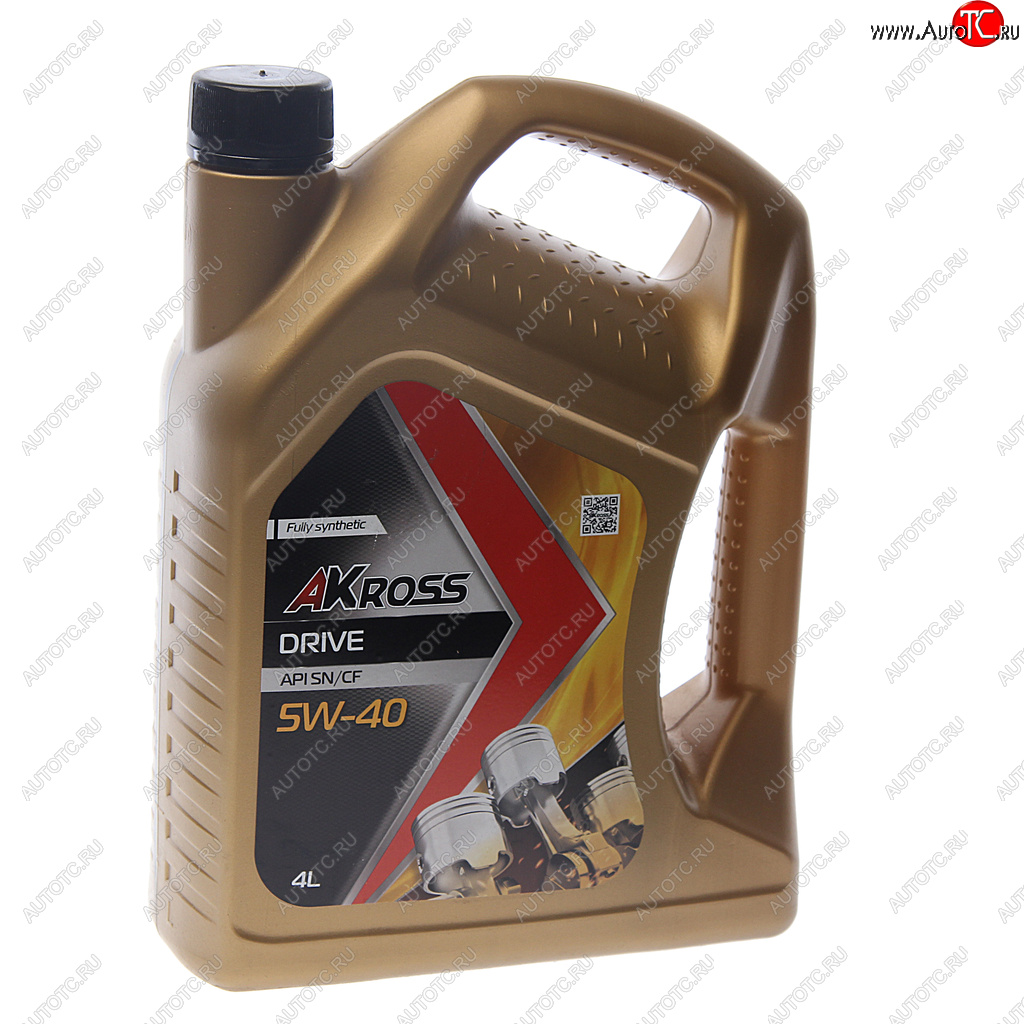 1 699 р. Масло моторное DRIVE SN/CF 5W-40 синт.4л AKROSS AKROSS aks0002mof AKROSS aks0002mof  с доставкой в г. Керчь