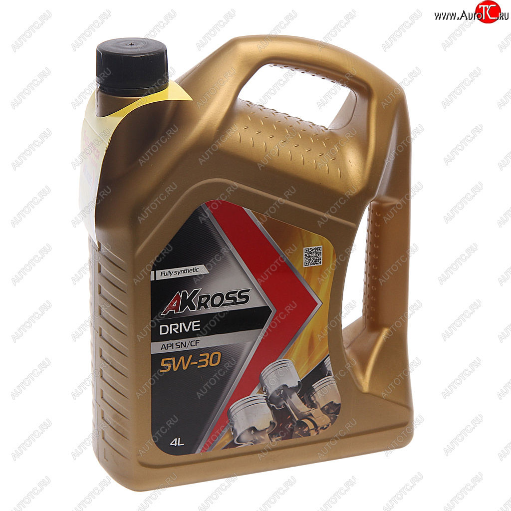 1 599 р. Масло моторное DRIVE SN/CF 5W-30 синт.4л AKROSS AKROSS aks0006mof AKROSS aks0006mof  с доставкой в г. Керчь