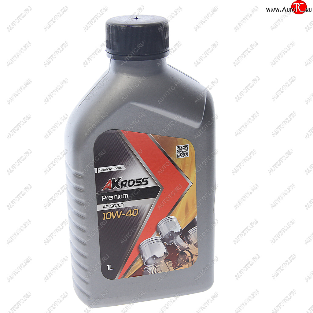 339 р. Масло моторное PREMIUM SG/CD 10W-40 п/синт.1л AKROSS AKROSS aks0006mos AKROSS aks0006mos  с доставкой в г. Керчь