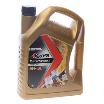 1 429 р. Масло моторное PREMIUM SLCF 5W-30 синт.4л AKROSS AKROSS aks0010mof  с доставкой в г. Керчь. Увеличить фотографию 1