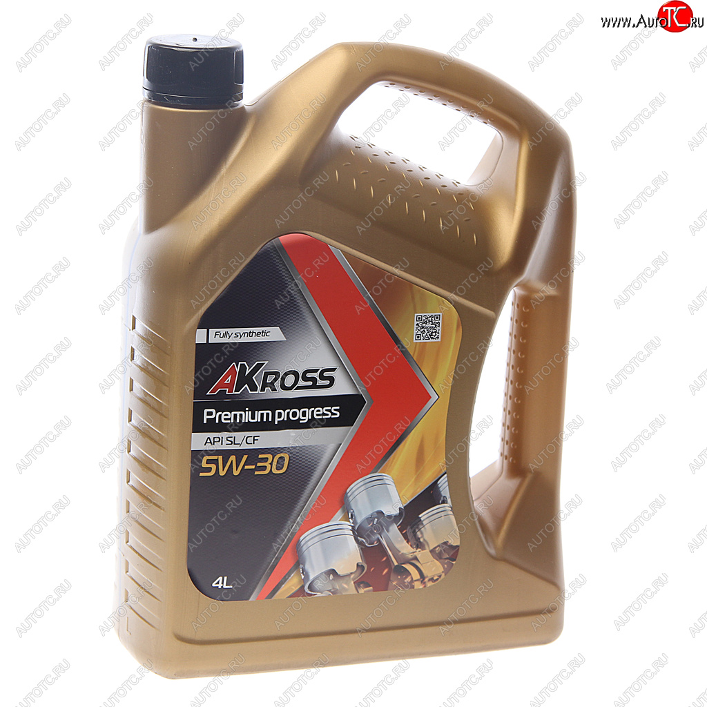 1 429 р. Масло моторное PREMIUM SLCF 5W-30 синт.4л AKROSS AKROSS aks0010mof  с доставкой в г. Керчь