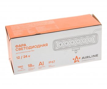 769 р. Фара рабочего света 157х42x40мм 18Вт 6LED 4D линза прямоугольная AIRLINE AIRLINE aled006  с доставкой в г. Керчь. Увеличить фотографию 3