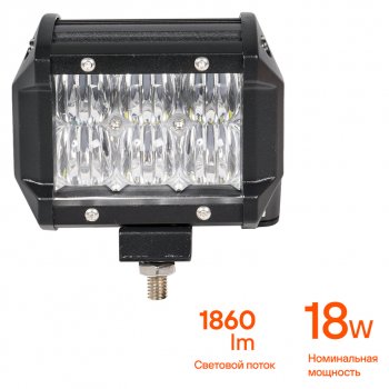 949 р. Фара рабочего света 98х78х65мм 18W 6LED 5D линза AIRLINE AIRLINE aled043  с доставкой в г. Керчь. Увеличить фотографию 5