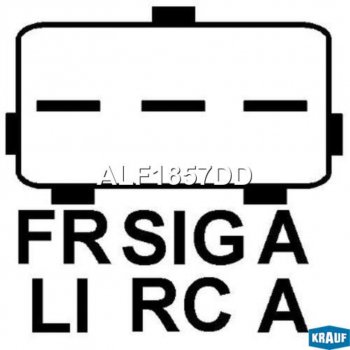 14 999 р. Генератор FORD Transit Connect,Tourneo Connect (02-) (1.8DITDCI) KRAUF KRAUF alf1857dd  с доставкой в г. Керчь. Увеличить фотографию 3