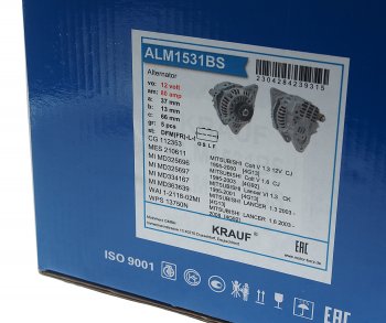 11 499 р. Генератор MITSUBISHI Lancer (00-13) KRAUF KRAUF alm1531bs  с доставкой в г. Керчь. Увеличить фотографию 6