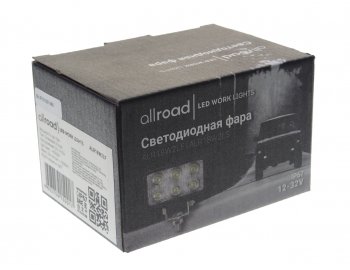1 099 р. Фара рабочего света 110x60x45мм 18Вт (6 светодиодов) IP67 Allroad LUMEN LUMEN alr18w2lf  с доставкой в г. Керчь. Увеличить фотографию 4