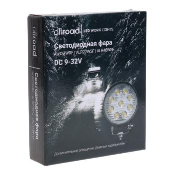 519 р. Фара рабочего света 120x105x21мм 27Вт (9 светодиодов) IP67 Allroad LUMEN LUMEN alr27wsf  с доставкой в г. Керчь. Увеличить фотографию 4