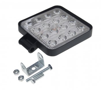 619 р. Фара рабочего света 105x105x17мм 48Вт (16 светодиодов) IP67 Allroad LUMEN LUMEN alr48wsf  с доставкой в г. Керчь. Увеличить фотографию 1