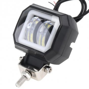 2 199 р. Фара рабочего света 74x65x55мм 20Вт с ДХО (к-т 2шт.) IP67 Allroad LUMEN LUMEN alr-af20ws  с доставкой в г. Керчь. Увеличить фотографию 2