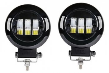 2 889 р. Фара рабочего света 74x65x55мм 30Вт (к-т 2шт.) IP67 Allroad LUMEN LUMEN alr-af30we  с доставкой в г. Керчь. Увеличить фотографию 1