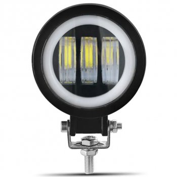 2 889 р. Фара рабочего света 74x65x55мм 30Вт с ДХО (к-т 2шт.) IP67 Allroad LUMEN LUMEN alr-af30wr  с доставкой в г. Керчь. Увеличить фотографию 2