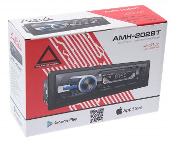 2 299 р. Магнитола автомобильная 1DIN AURA AURA amh-202bt AURA amh-202bt  с доставкой в г. Керчь. Увеличить фотографию 4