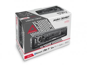 2 789 р. Магнитола автомобильная 1DIN 24V AURA AURA amh-304bt AURA amh-304bt  с доставкой в г. Керчь. Увеличить фотографию 2