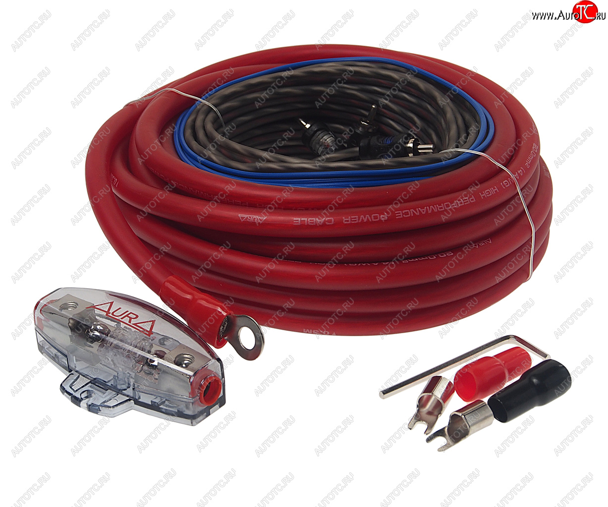 3 289 р. Набор для установки усилителя AURA AURA amp-1404  с доставкой в г. Керчь
