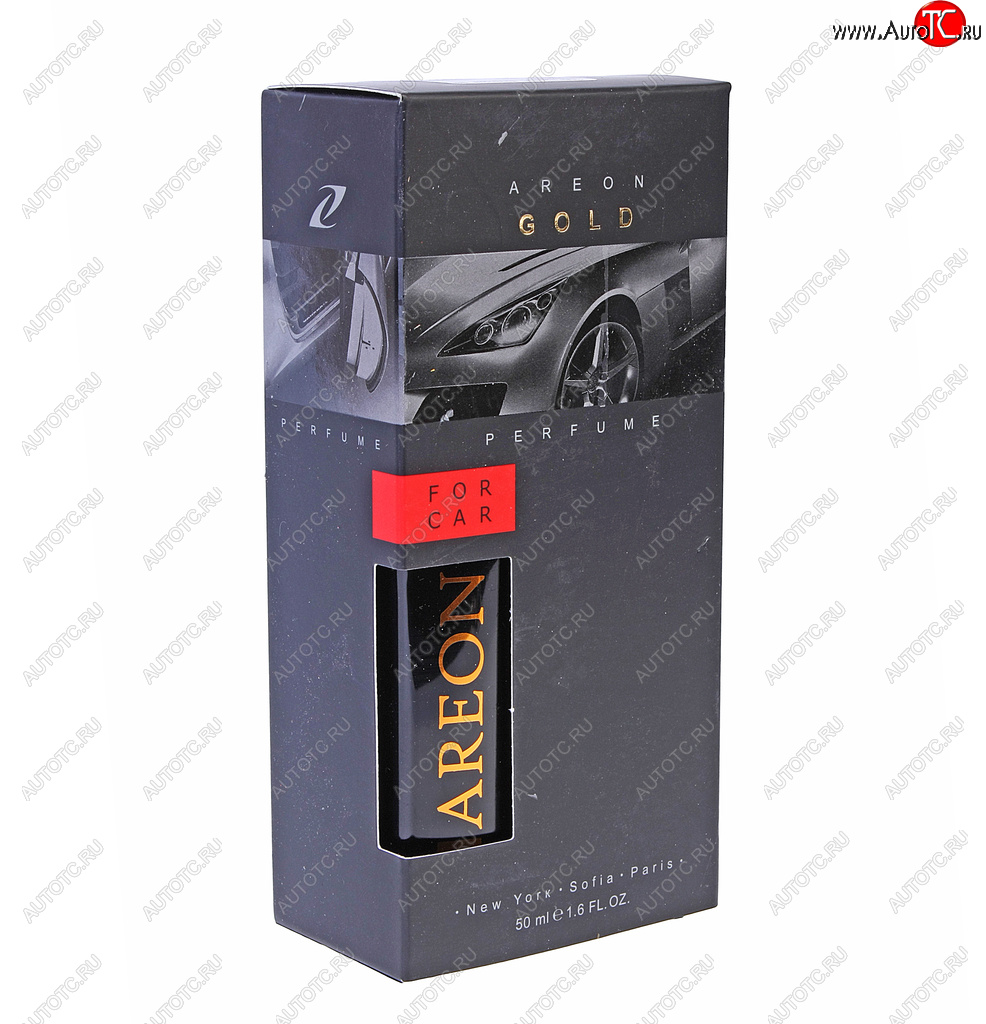 829 р. Ароматизатор спрей (золотой) Perfume премиум AREON AREON ap02  с доставкой в г. Керчь