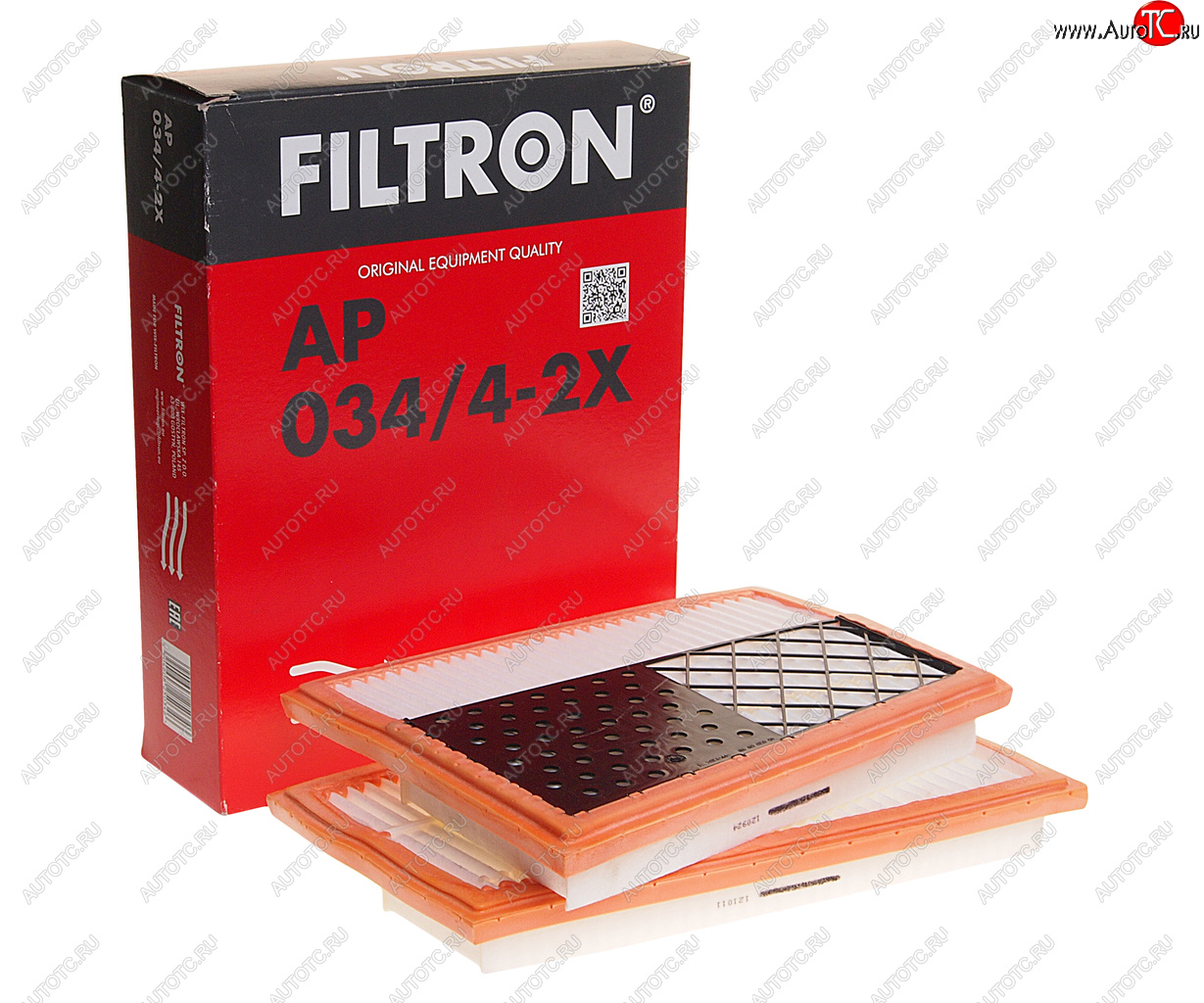 3 789 р. Фильтр воздушный MERCEDES C (W203) (05-06),E (W211) (05-09) FILTRON FILTRON ap0344-2x  с доставкой в г. Керчь