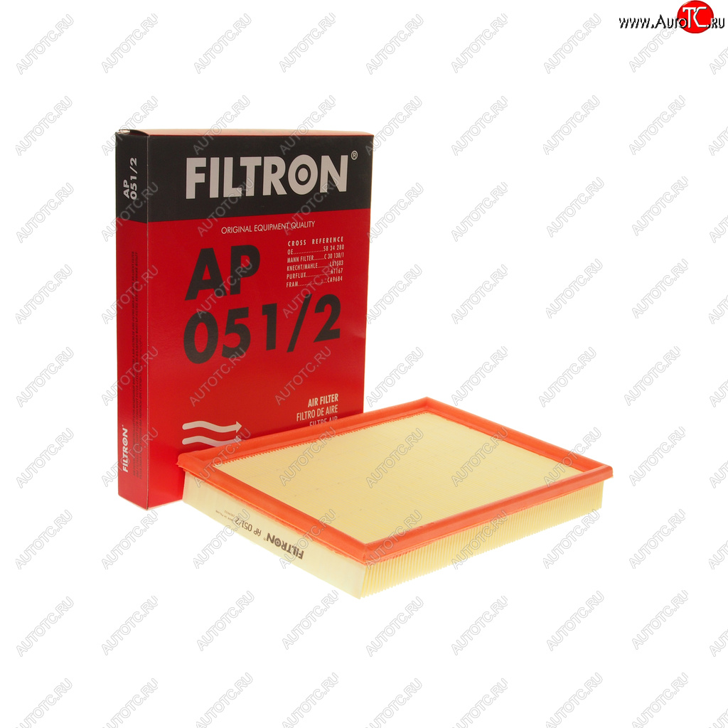 869 р. Фильтр воздушный OPEL Astra G (00-05),Zafira (00-05) (2.2 16V) FILTRON FILTRON ap0512  с доставкой в г. Керчь