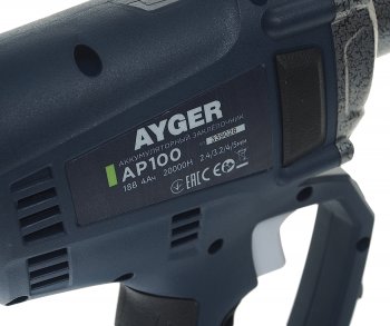 22 999 р. Заклепочник с АКБ 18.0В 4.0Ач (1 АКБ Li-Ion) 2.4-5.0мм AYGER AYGER ap100   с доставкой в г. Керчь. Увеличить фотографию 5
