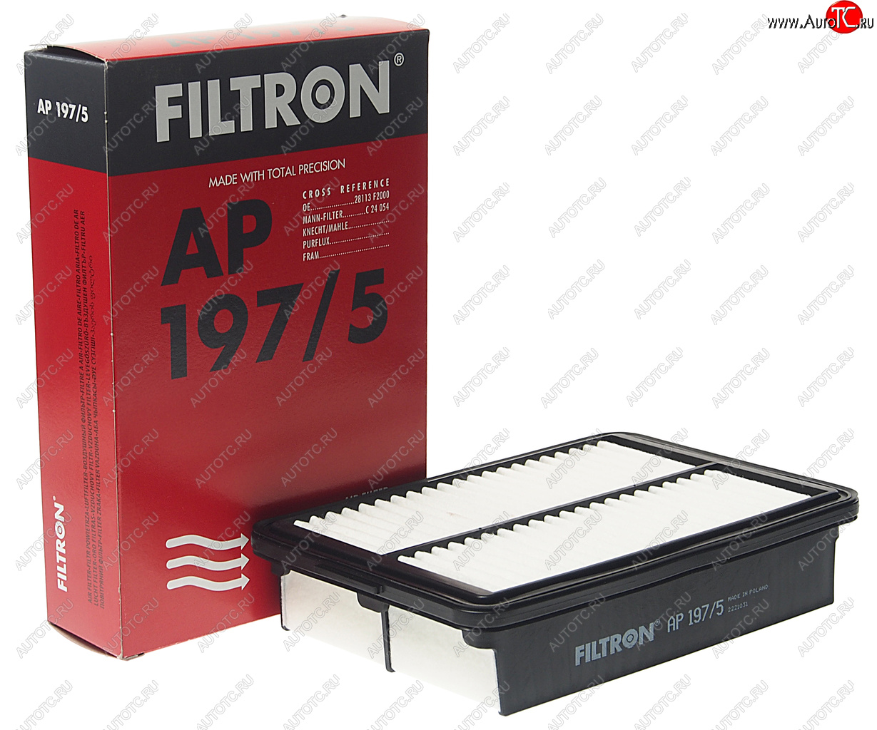 1 379 р. Фильтр воздушный HYUNDAI Elantra (15-) FILTRON FILTRON ap1975  с доставкой в г. Керчь