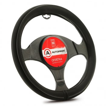 1 199 р. Оплетка руля (M) 37-39см черная нубук AUTOPROFI AUTOPROFI ap-2020 bkbk (m)  с доставкой в г. Керчь. Увеличить фотографию 1