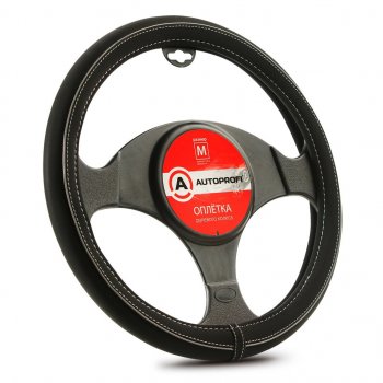 1 159 р. Оплетка руля (M) 37-39см черно-серая нубук AUTOPROFI AUTOPROFI ap-2020 bkgy (m)  с доставкой в г. Керчь. Увеличить фотографию 1