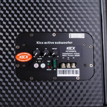 15 899 р. Сабвуфер корпусной активный 12 (30см) 300Вт KICX KICX ap 300bpa  с доставкой в г. Керчь. Увеличить фотографию 5