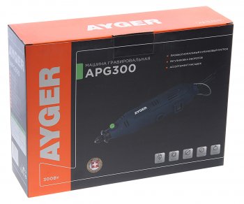 3 199 р. Гравер 300Вт 8000-30000обмин. гибкий вал (кейс,комплект насадок) AYGER AYGER apg300  с доставкой в г. Керчь. Увеличить фотографию 7