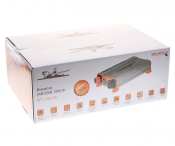 9 599 р. Преобразователь напряжения (инвертор) 24-220V 1000Вт AIRLINE AIRLINE api-1000-06  с доставкой в г. Керчь. Увеличить фотографию 4
