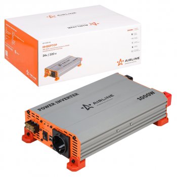 9 599 р. Преобразователь напряжения (инвертор) 24-220V 1000Вт AIRLINE AIRLINE api-1000-06  с доставкой в г. Керчь. Увеличить фотографию 5