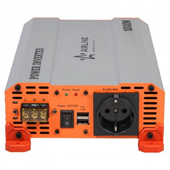 9 599 р. Преобразователь напряжения (инвертор) 24-220V 1000Вт AIRLINE AIRLINE api-1000-06  с доставкой в г. Керчь. Увеличить фотографию 7