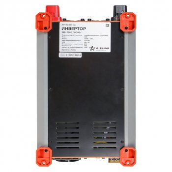 9 599 р. Преобразователь напряжения (инвертор) 24-220V 1000Вт AIRLINE AIRLINE api-1000-06  с доставкой в г. Керчь. Увеличить фотографию 10