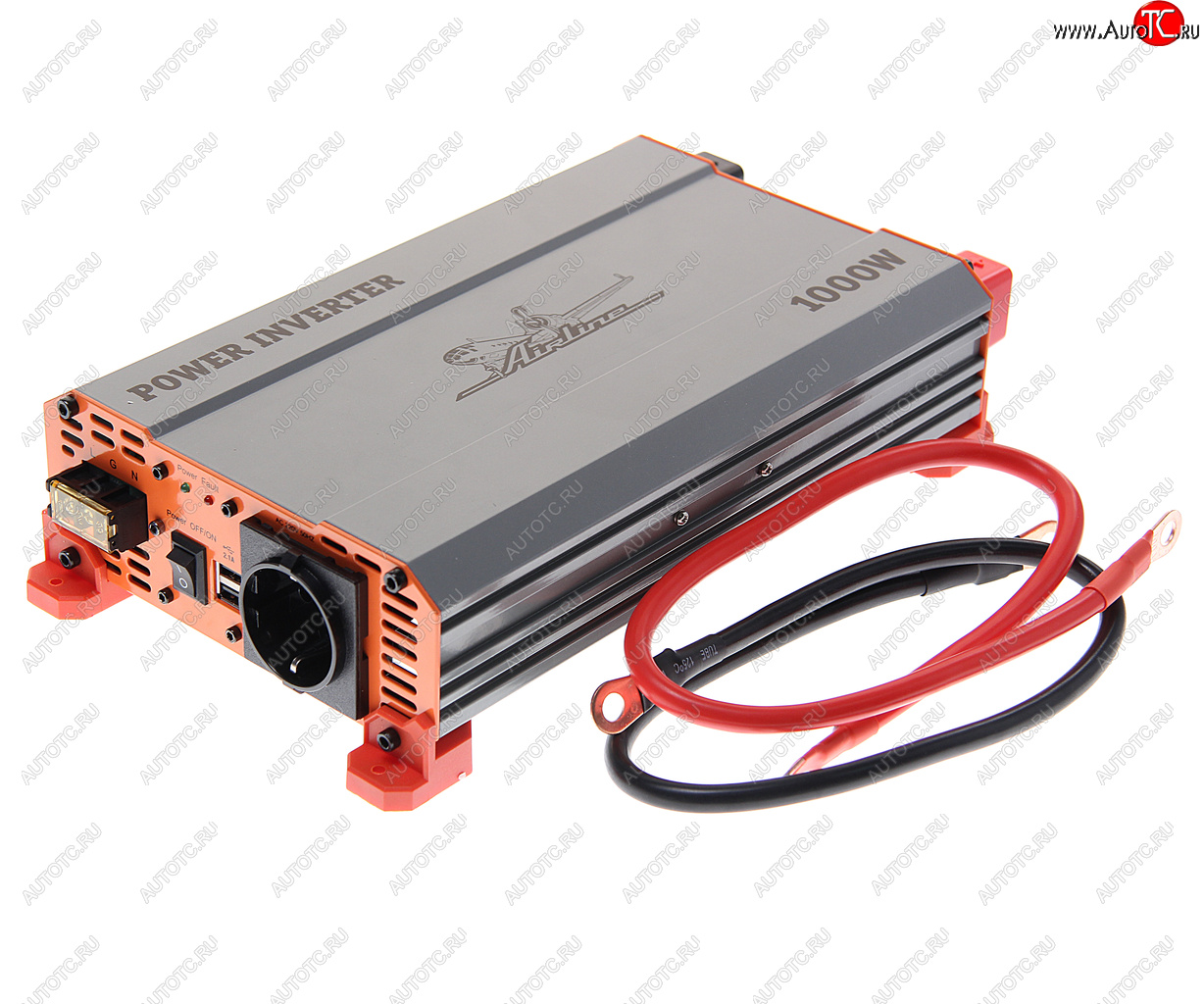 9 599 р. Преобразователь напряжения (инвертор) 24-220V 1000Вт AIRLINE AIRLINE api-1000-06  с доставкой в г. Керчь