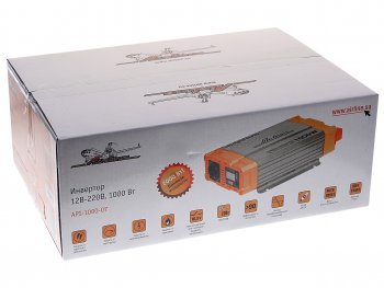 9 599 р. Преобразователь напряжения (инвертор) 12-220V 1000Вт AIRLINE AIRLINE api-1000-07  с доставкой в г. Керчь. Увеличить фотографию 4