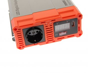 12 849 р. Преобразователь напряжения (инвертор) 12-220V 1500Вт AIRLINE AIRLINE api-1500-08  с доставкой в г. Керчь. Увеличить фотографию 3