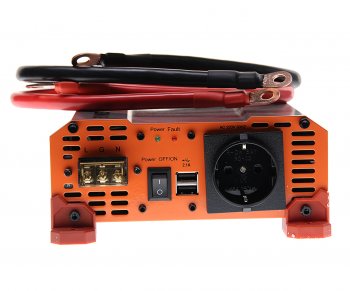 12 249 р. Преобразователь напряжения (инвертор) 24-220V 1500Вт AIRLINE AIRLINE api-1500-10  с доставкой в г. Керчь. Увеличить фотографию 3