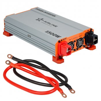 12 249 р. Преобразователь напряжения (инвертор) 24-220V 1500Вт AIRLINE AIRLINE api-1500-10  с доставкой в г. Керчь. Увеличить фотографию 6